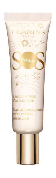 Clarins Summer Collection SOS Primer Gold Glow&nbsp;База под макияж со светоотражающими частицами