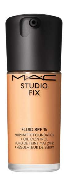MAC Studio Fix Fluid 24HR Matte Foundation + Oil Control SPF 15 Устойчивая тональная основа с матовым финишем | NC25