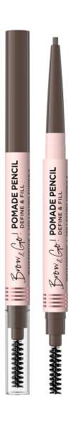 Eveline Brow & Go! Define & Fill Pomade Pencil Карандаш-помада для бровей | Taupe